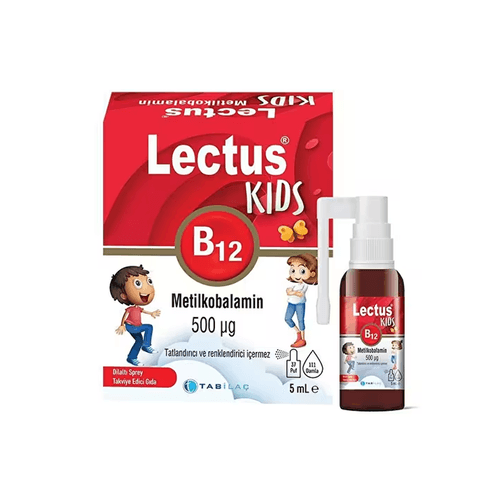 Lectus Kids Metil B12 Dilaltı Sprey 5 mL / 500 mcg