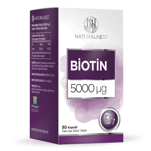 NATURALNEST BİOTİN 30 KAPSÜL