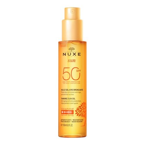 Nuxe Sun Huile Solaire Bronzlaştırıcı Yüz ve Vücut Yağı SPF50 150 ml