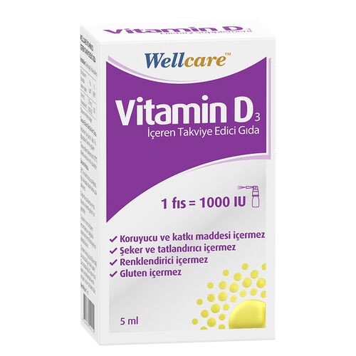 WELLCARE VIT.D3 30ML (1000IU)