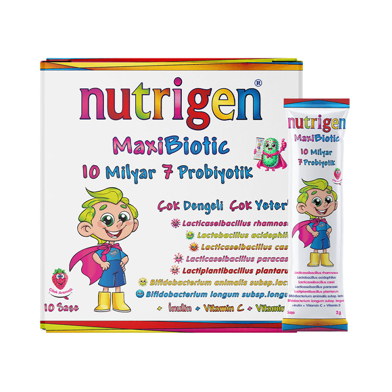 Nutrigen Maxibiotic Probiyotik 10 Saşe İçeren Takviye Edici Gıda