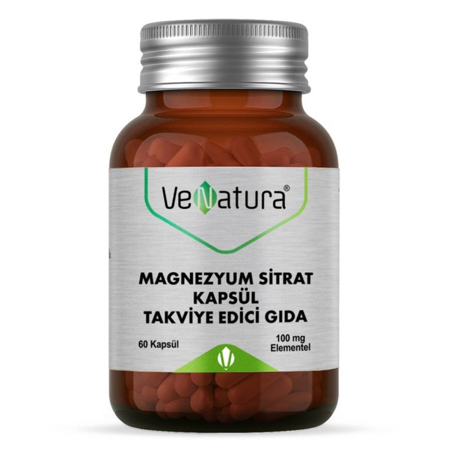 Venatura Magnezyum Sitrat 60 Kapsül