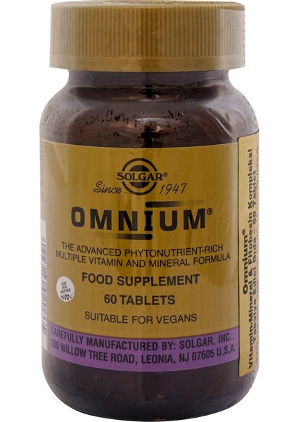 SOLGAR OMNIUM 60 TABLET