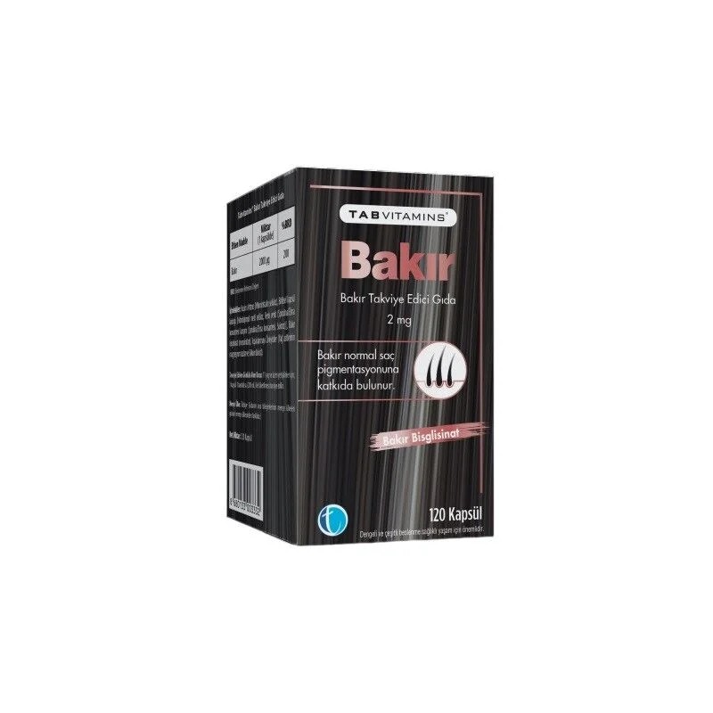 TabVitamins Bakır 120 Kapsül