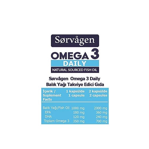 SORVAGEN OMEGA3 DAILY