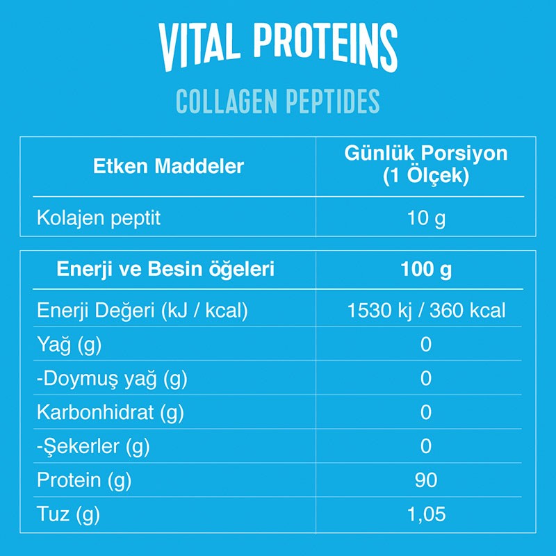 VITAL PROTEINS COLLAGEN PEPTIDES 284 GR