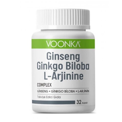 VOONKA GINSENG - GINKGO BIL - L.ARG 32 KAPSÜL