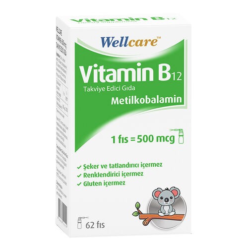 Wellcare Vitamin B12 Takviye Edici Gıda 5ml