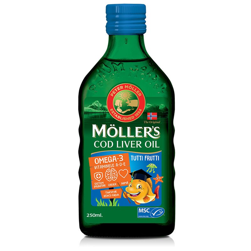 Möllers Omega 3 Tutti Frutti Aromalı Balık Yağı