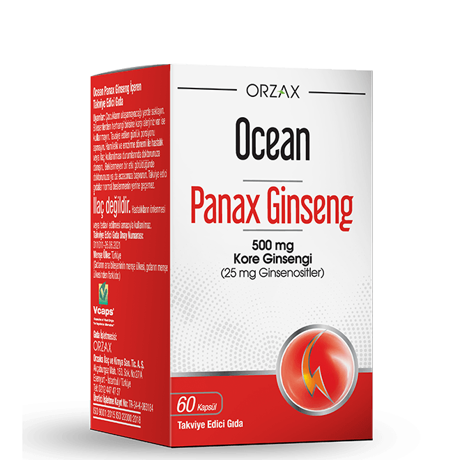 Orzax Panax Ginseng 60 Kapsül