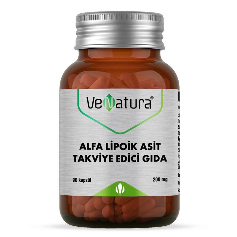 VeNatura Alfa Lipoik Asit Takviye Edici Gıda 90 Kapsül