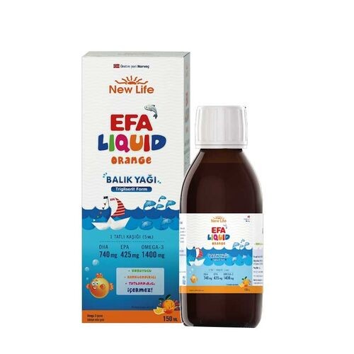 NEW LIFE EFA LIQUID ORANGE 150 ML