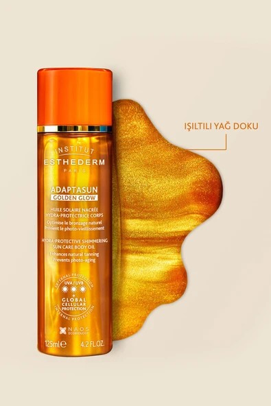 Adaptasun Hydra-Protective Golden Glow Sun Care Body Oil Işıltılı Spf Vücut Yağı 125 Ml