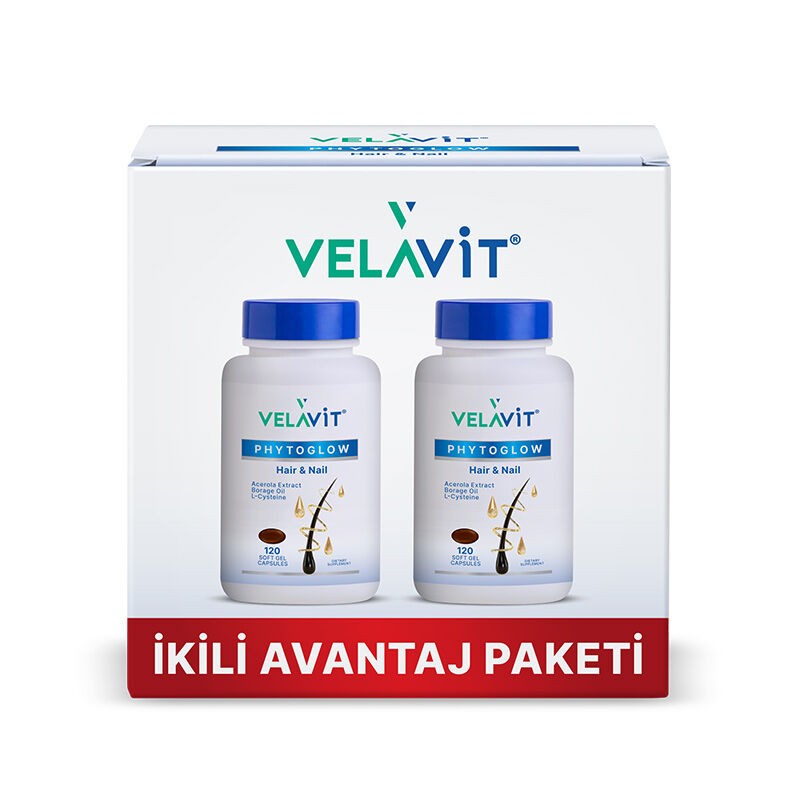 Velavit Phtoglow Hair&Nail İkili