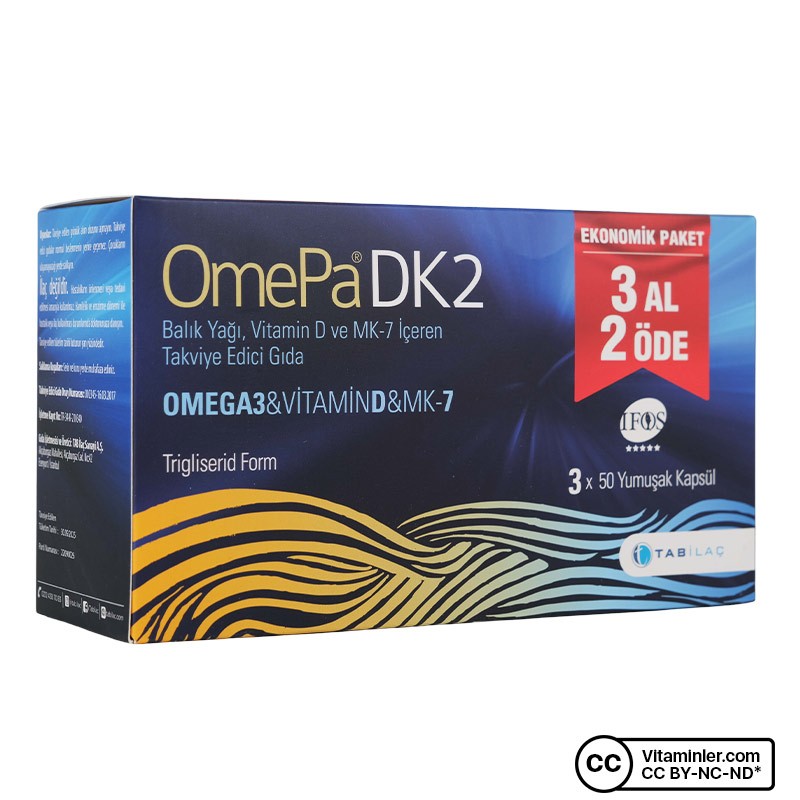 Omepa DK2 50 Kapsül 3 Al 2 Öde