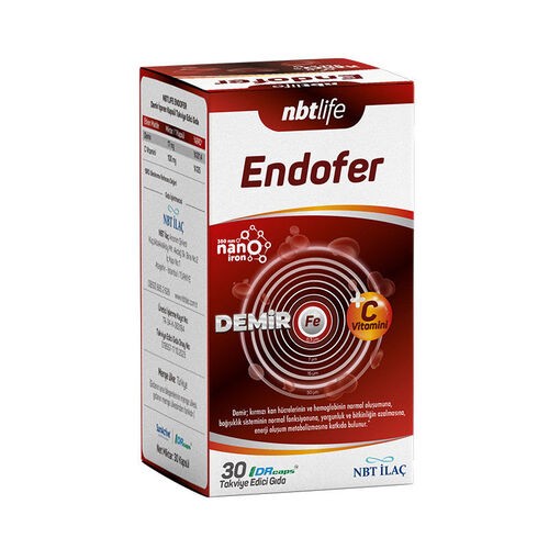 NBTLİFE ENDOFER 30 KAPSÜL