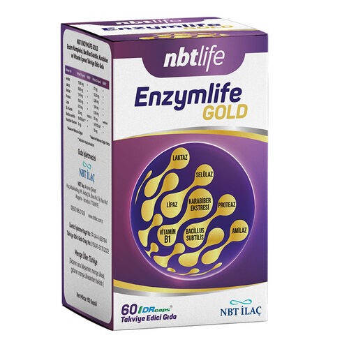 NBTLİFE ENZYMLİFE GOLD 60 KAPSÜL