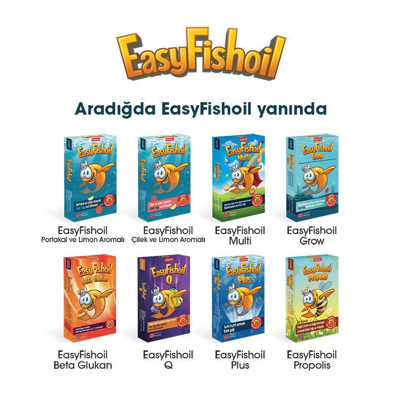 Easy Fish Oil Beta Glukan Çiğnenebilir 30 Jel Form