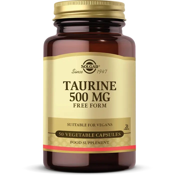 SOLGAR TAURINE 500MG 50 V-KAPSÜL