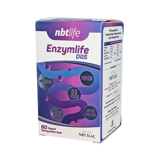 NBTLİFE ENZYMLİFE DGS 60 KAPSÜL