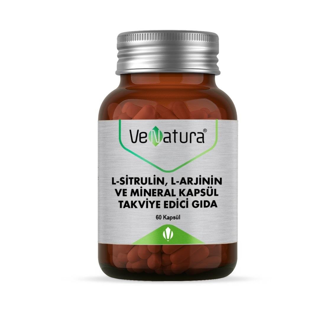 VeNatura L-Sitrulin, L-Arjinin ve Mineral 60 Kapsül
