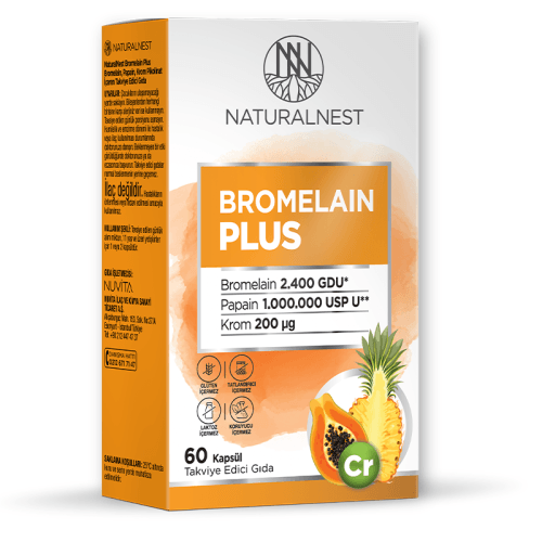 NATURALNEST BROMELAİN PLUS 60 KAPSÜL
