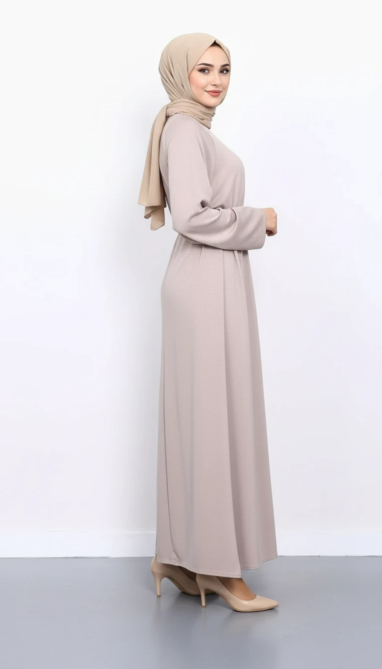 Kadın Basic Tesettür Elbise image