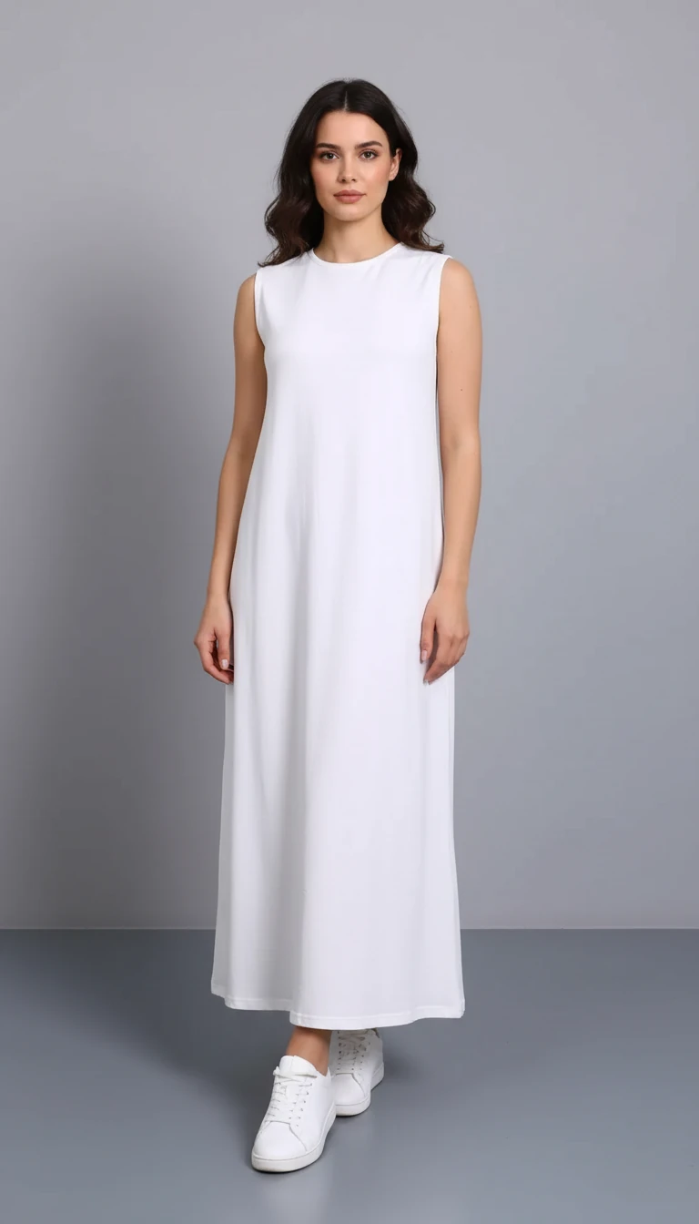 Kadın Pamuk İçlik Elbise main variant image