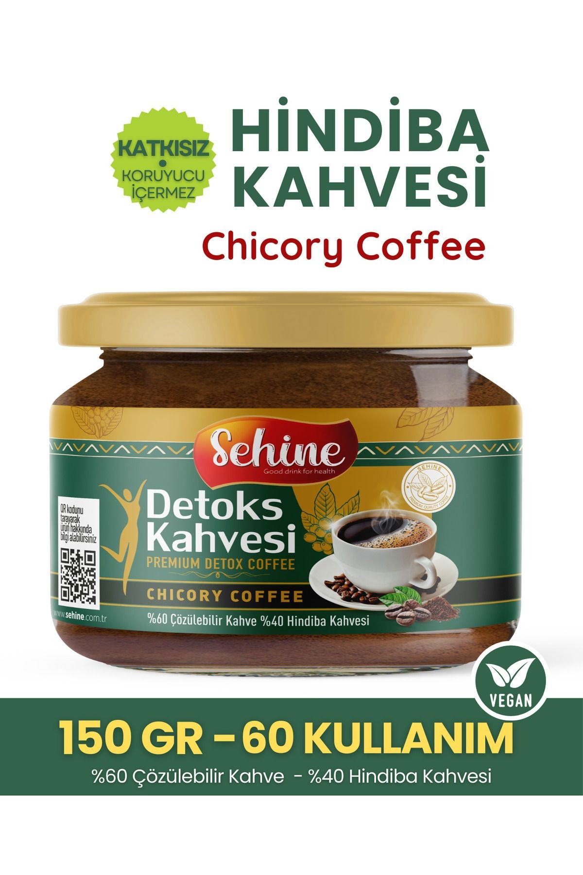 Hindiba Kahvesi 1 Aylık (60 KULLANIM) 150gr