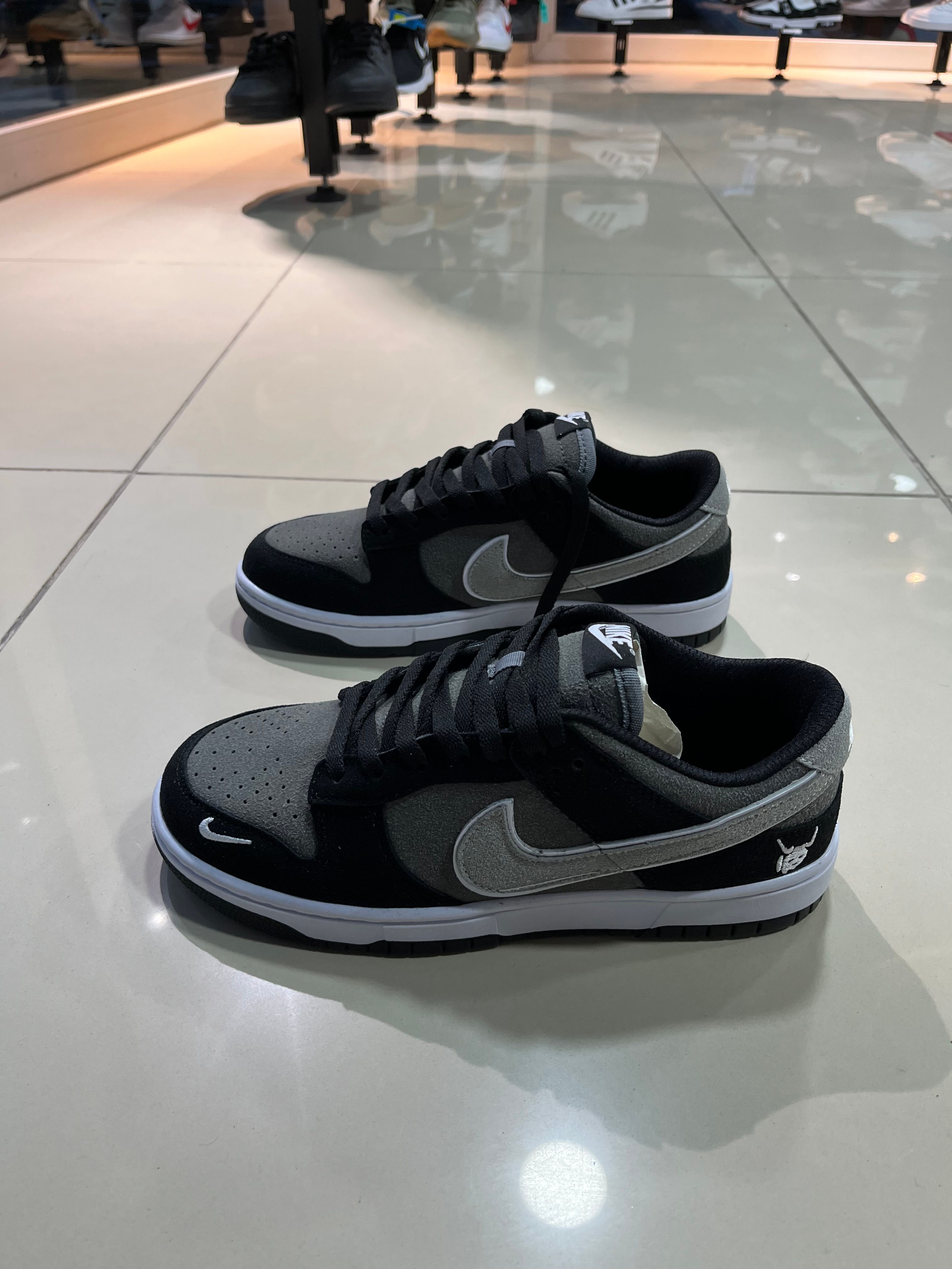 Nike Dunk Low Deritozu Siyah Gri