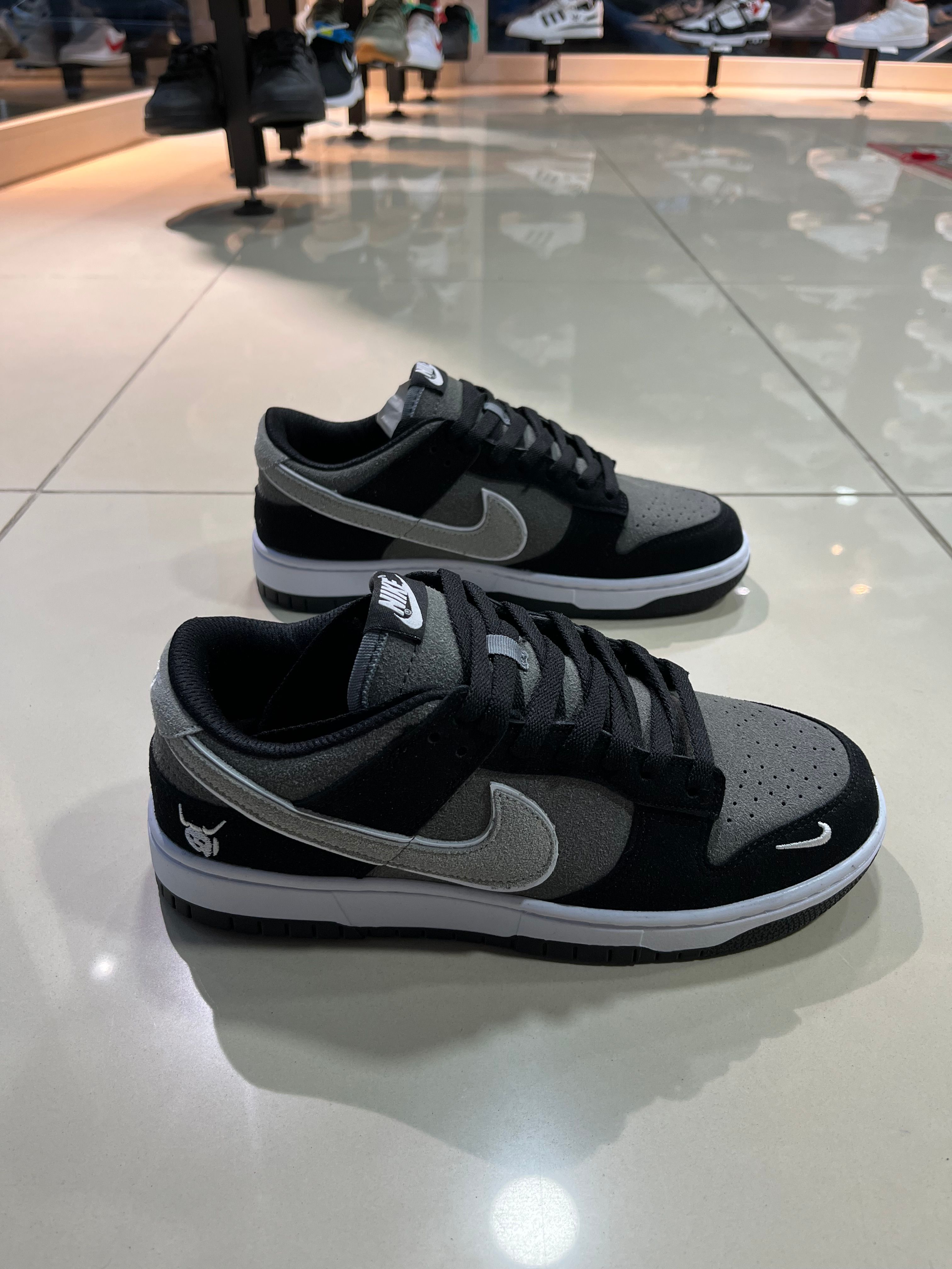 Nike Dunk Low Deritozu Siyah Gri