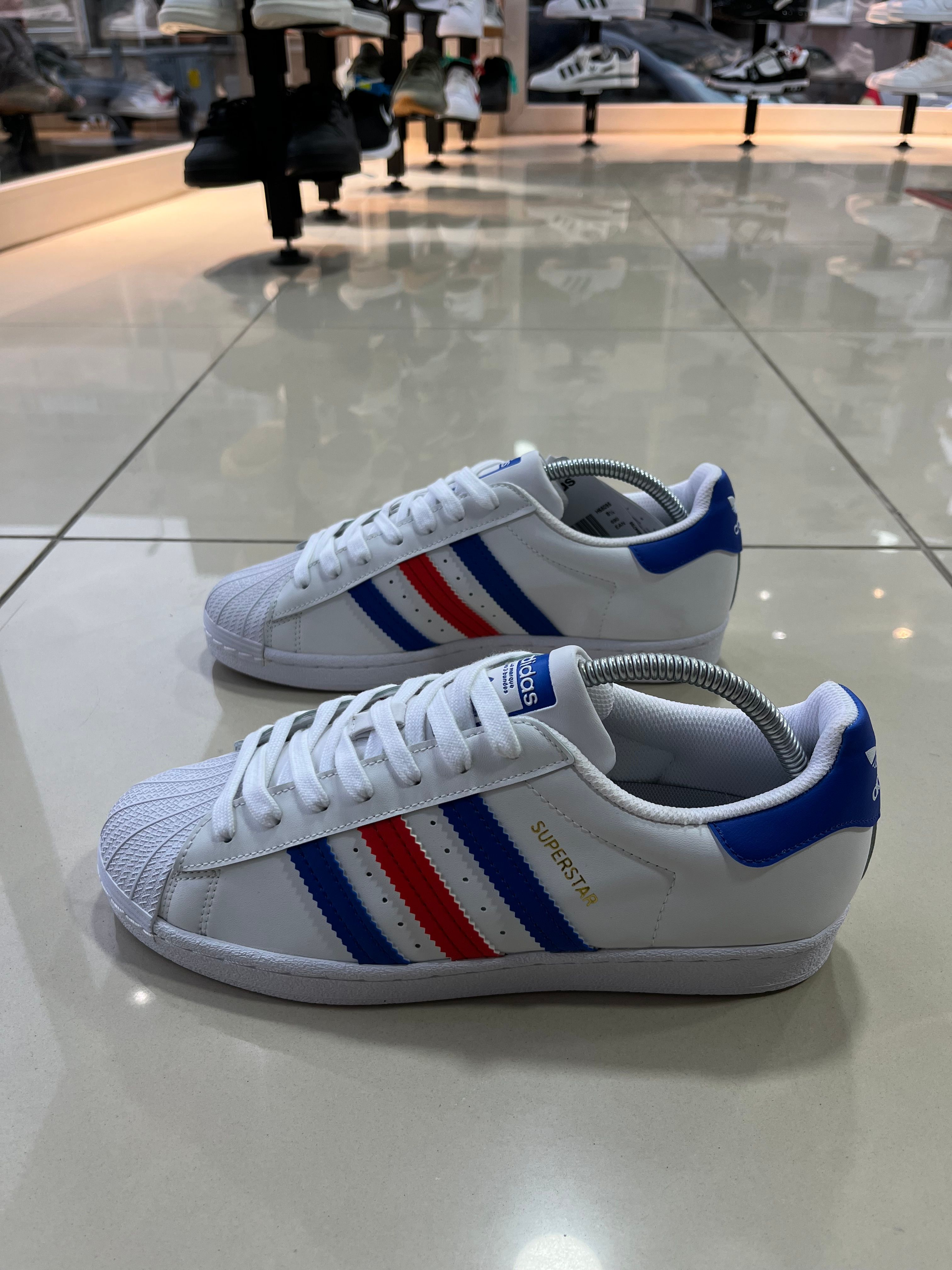 Adidas Superstar 'White True Blue Red'