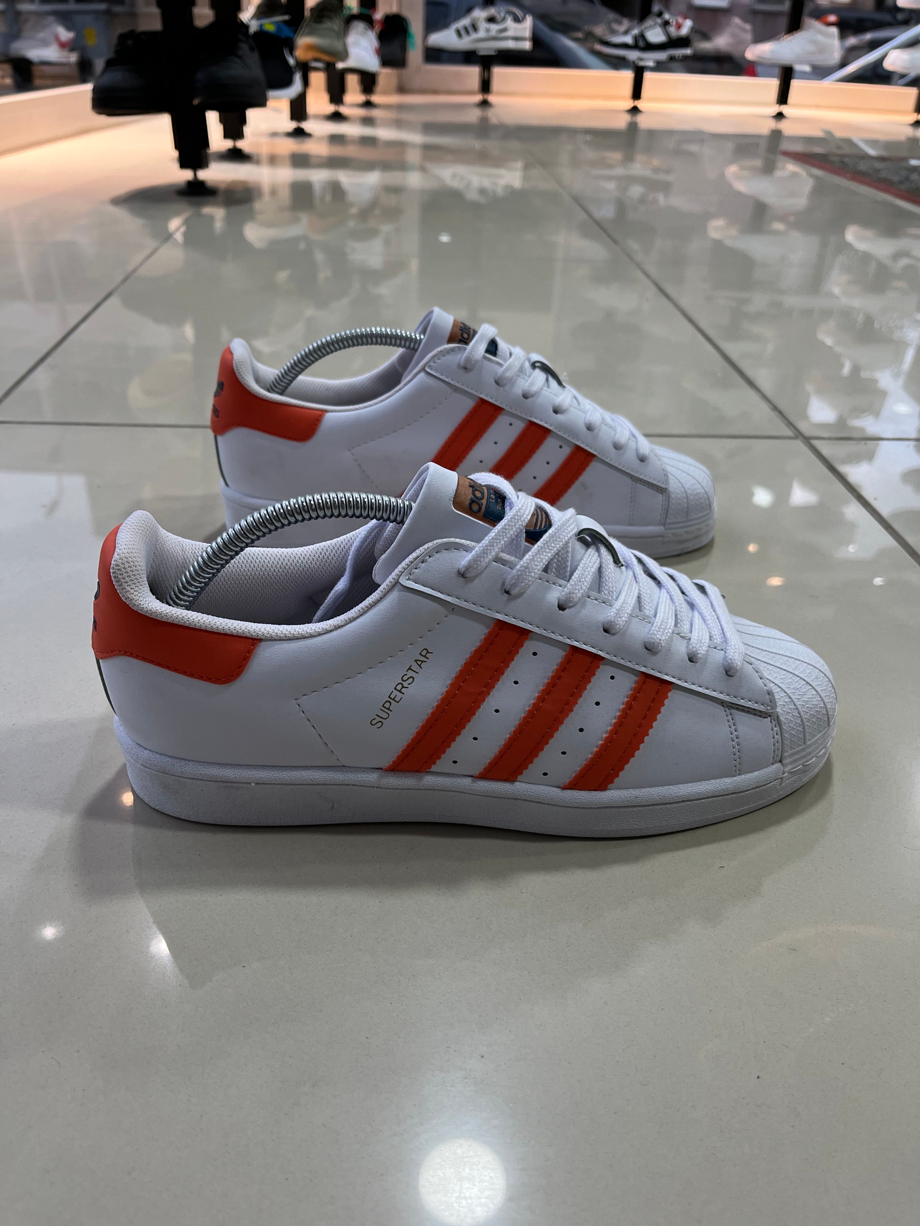 Adidas Superstar Beyaz/Turuncu