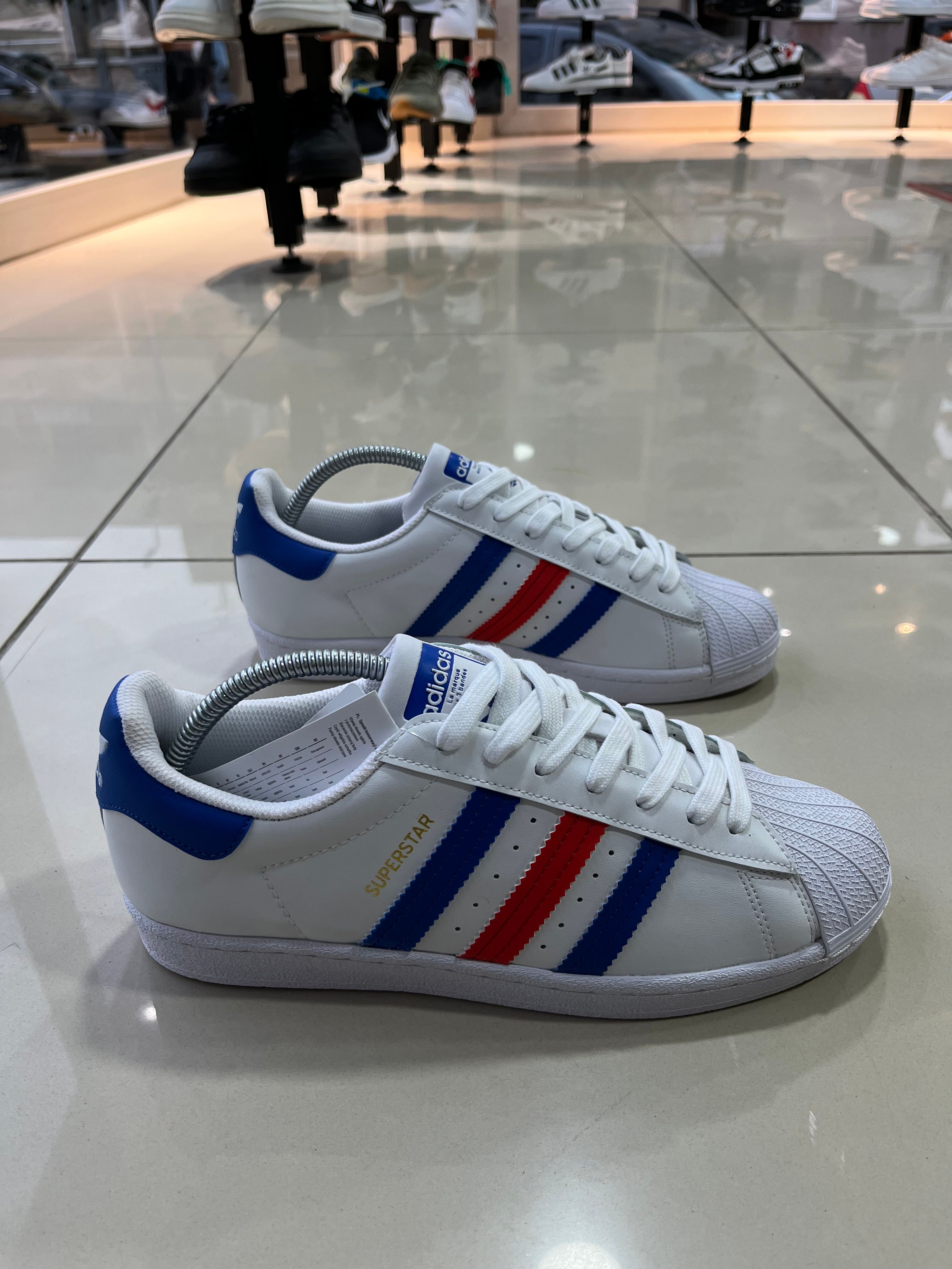 Adidas Superstar 'White True Blue Red'