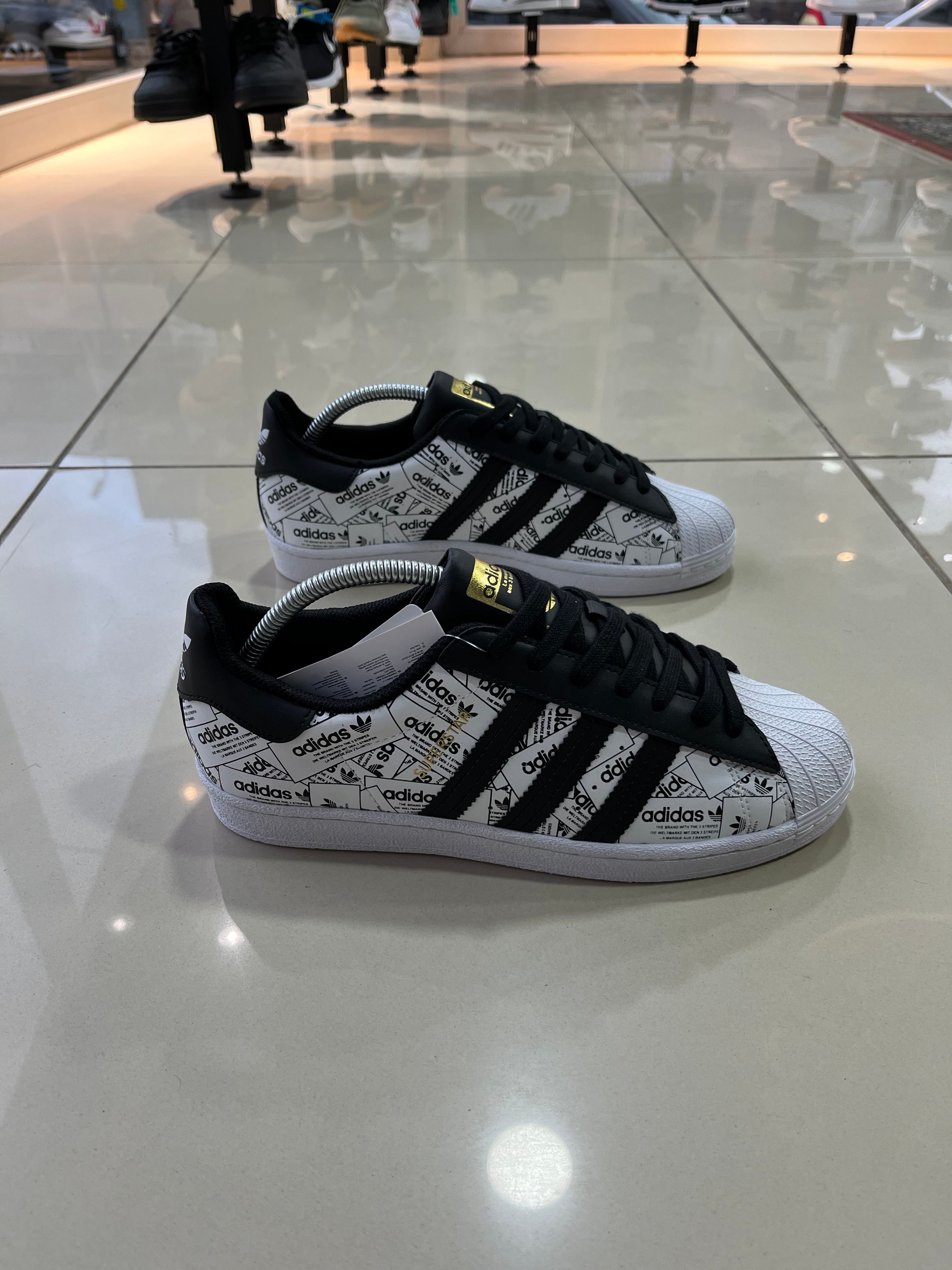 Adidas Superstar Gazete Baskı