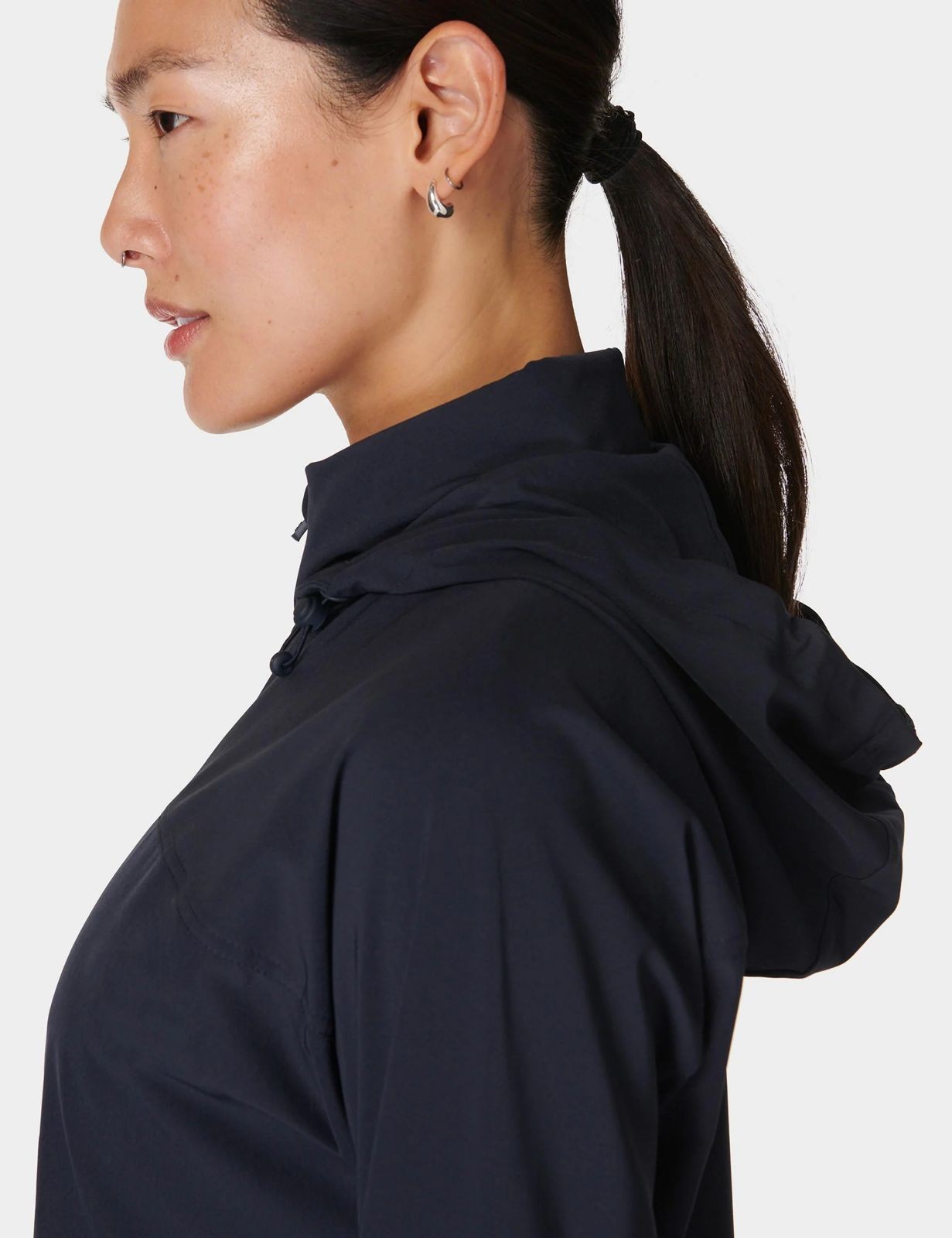 Sweaty Betty Lacivert Yağmurluk