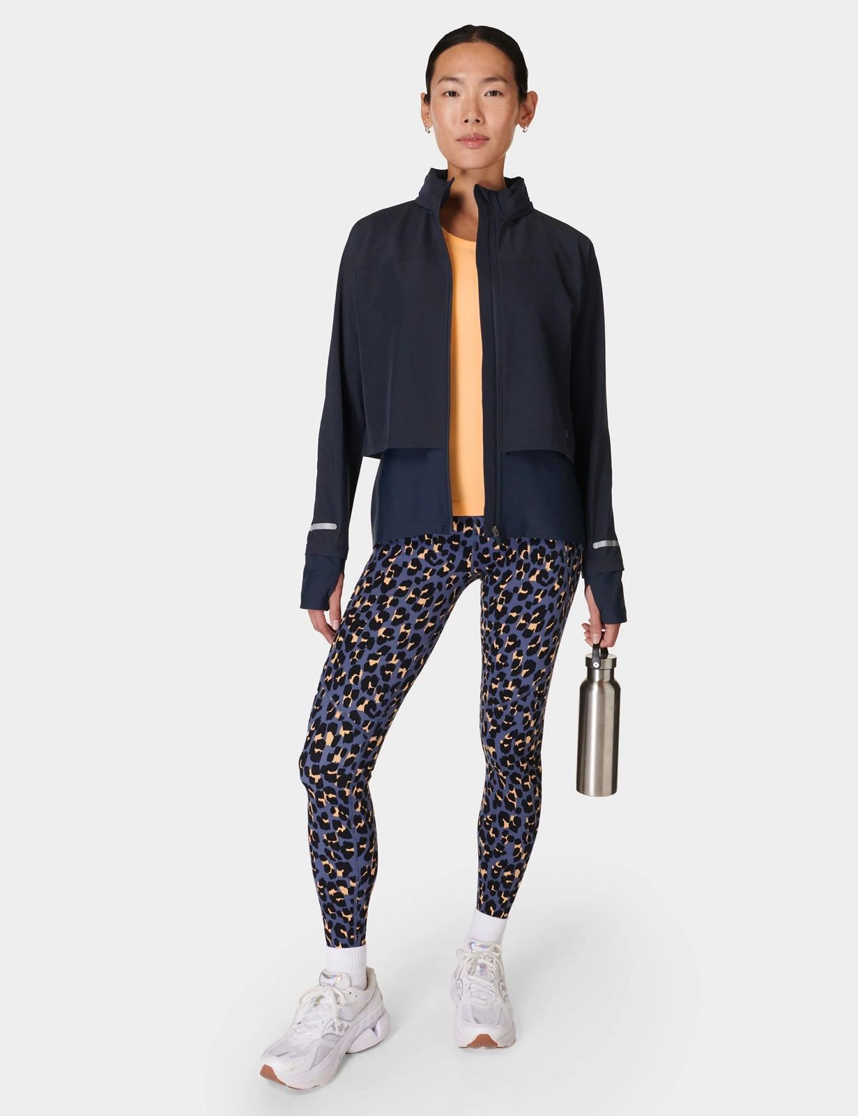 Sweaty Betty Lacivert Yağmurluk