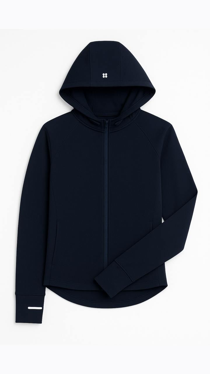 Sweaty Betty Lacivert Yağmurluk