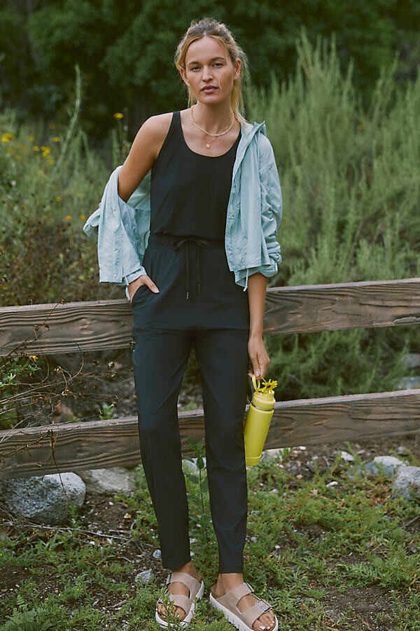 Sweaty Betty Siyah Tulum