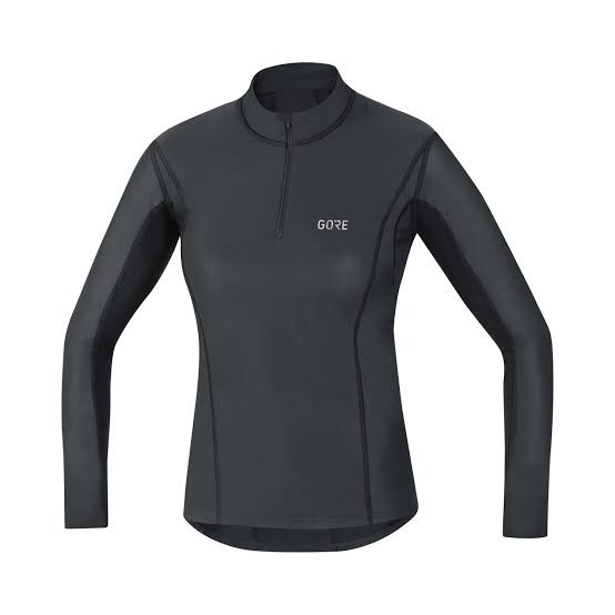 Gore Kadın Fermuarlı Lacivert Windstopper