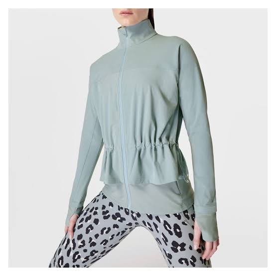 Sweaty Betty Gri Yağmurluk