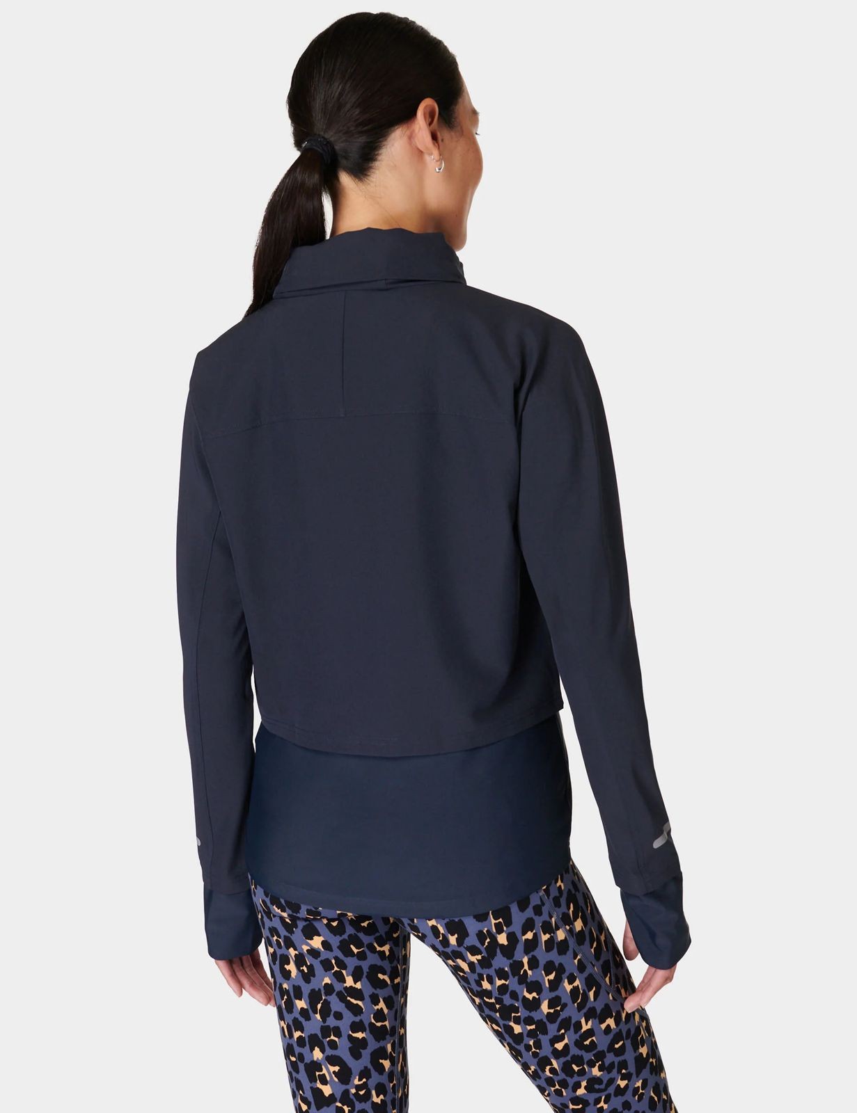 Sweaty Betty Lacivert Yağmurluk