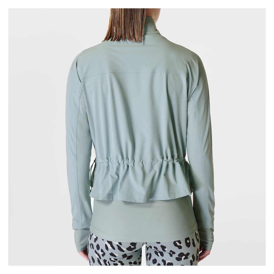 Sweaty Betty Gri Yağmurluk