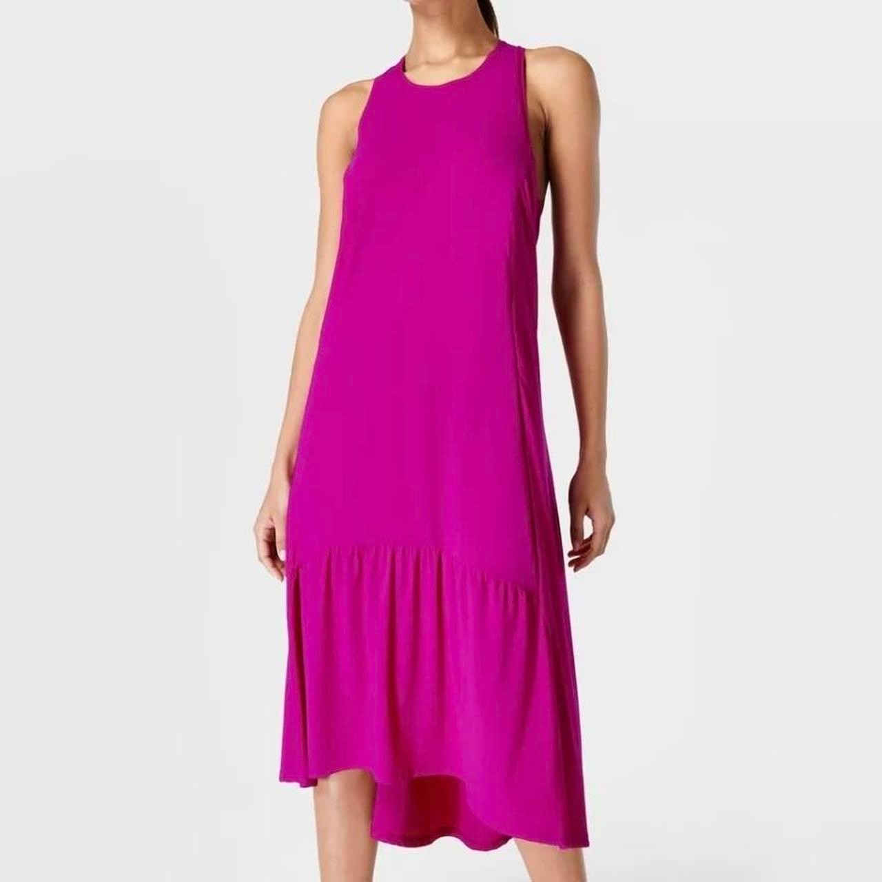 Sweaty Betty Fuşya Explorer Midi Elbise