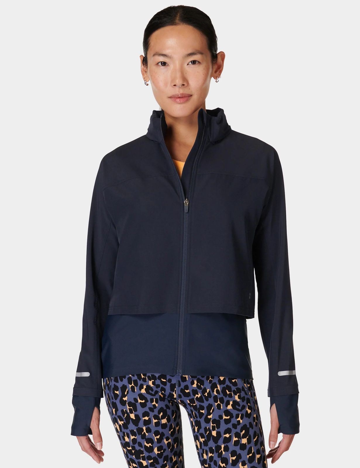 Sweaty Betty Lacivert Yağmurluk