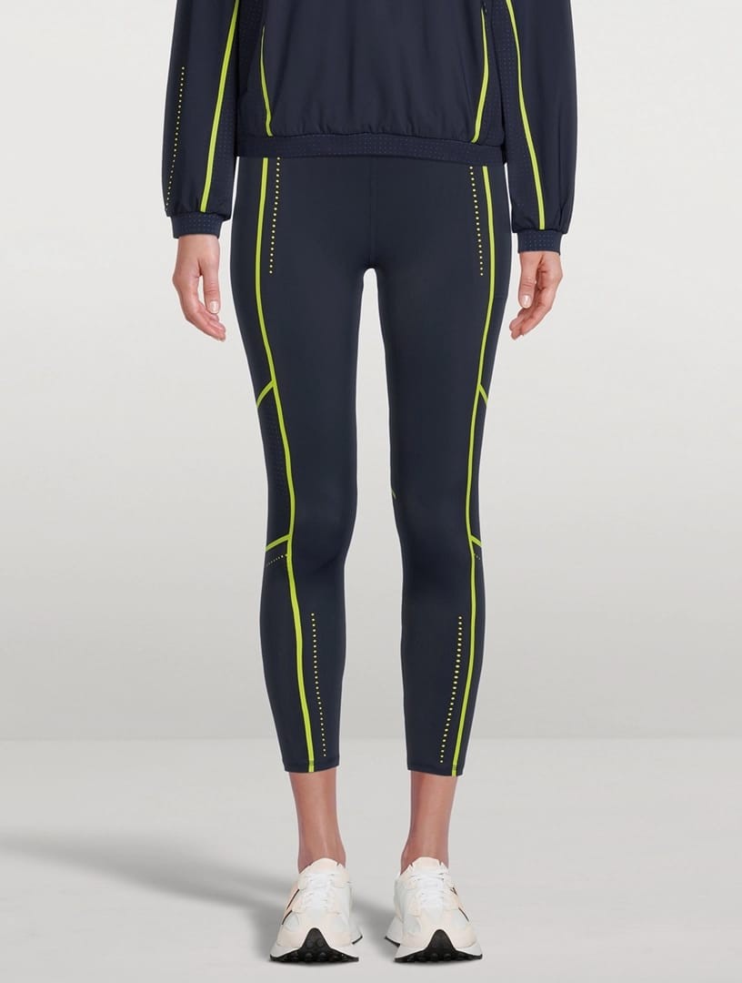 Sweaty Betty Fosforlu Şerit Detaylı Cepli Spor Taytı
