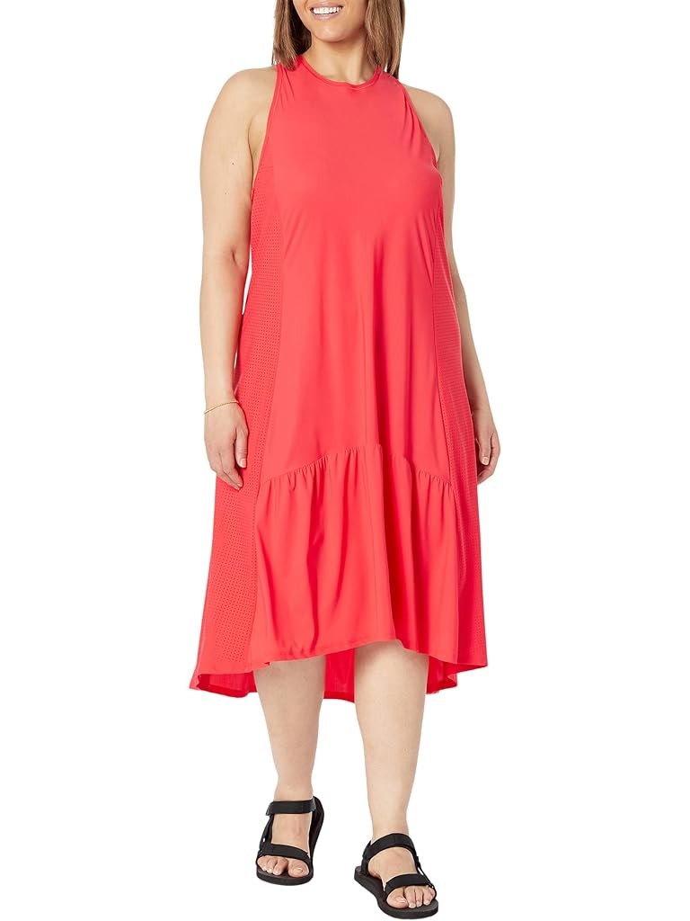 Sweaty Betty Kırmızı Explorer Midi Elbise