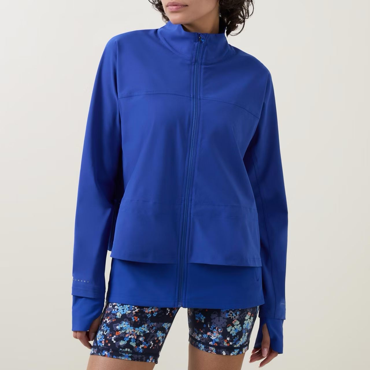 Sweaty Betty Saks Mavisi Yağmurluk