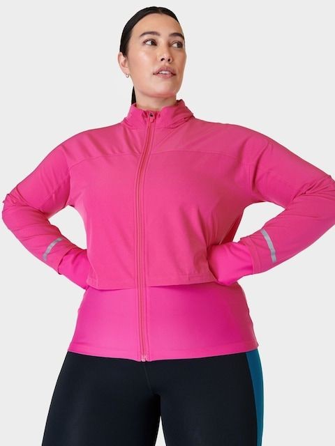 Sweaty Betty Pembe Yağmurluk