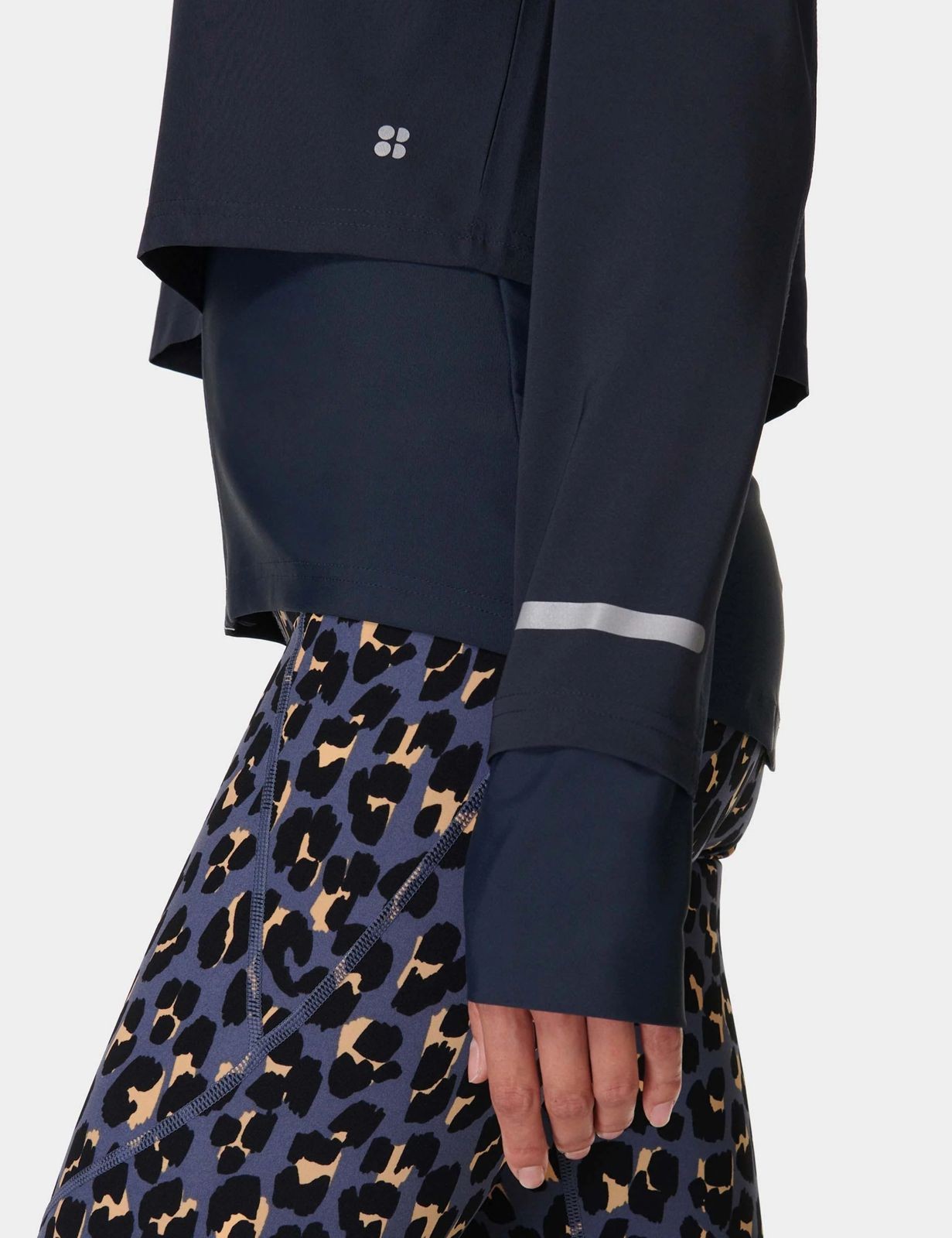 Sweaty Betty Lacivert Yağmurluk